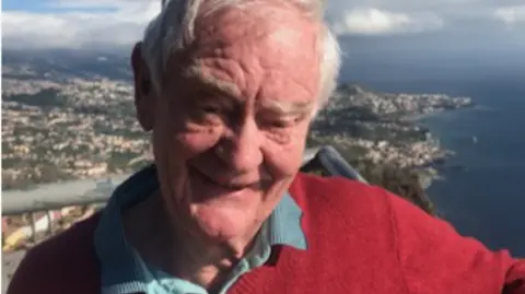 The Scott Family David Scott with sea view behind