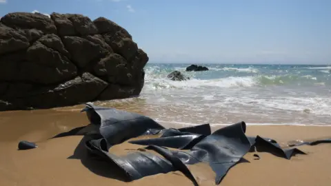 Patrick Wilkinson A dinghy on a beach