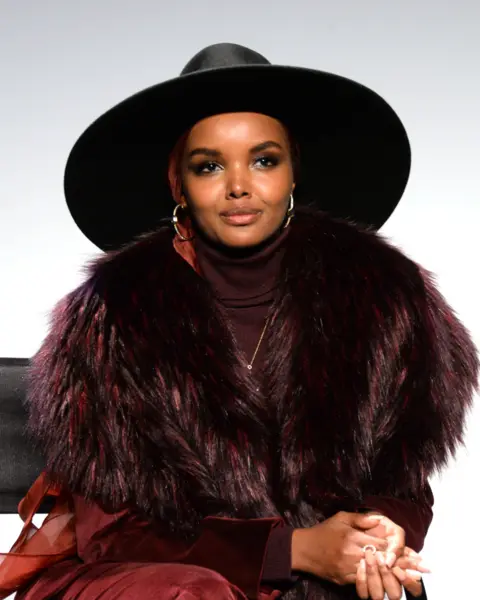 Getty Images Halima in a hat