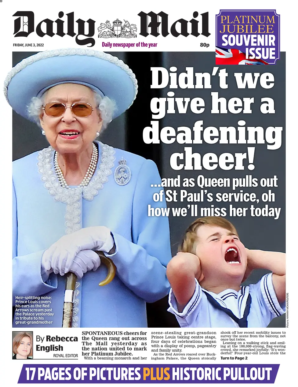 Daily Mail Front page