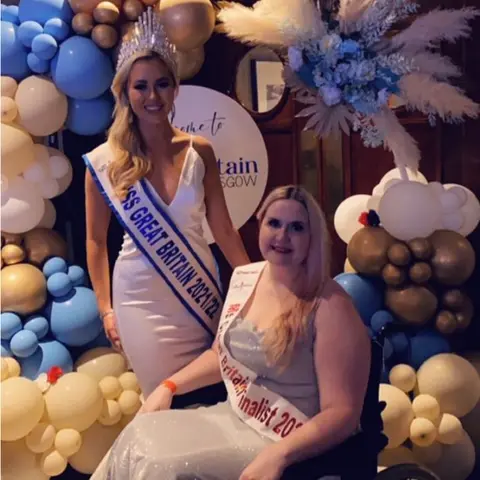Sarah-Victoria Bayley Current Miss Great Britain, Eden McAllister, and Sarah-Victoria Bayley