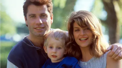 TriStar Pictures/Getty Images John Travolta and Kirstie Alley starred in the 1989 film Look Who's Talking