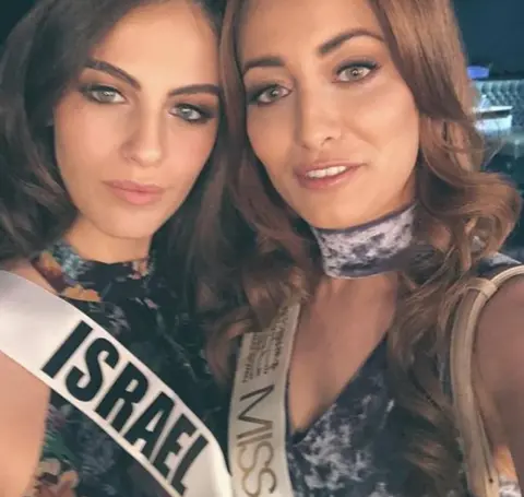 Sarah Idan/Instagram Miss Israel and Miss Iraq