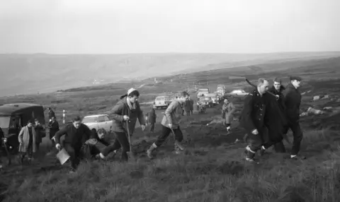 PA Media Police search for bodies on Saddleworth Moor