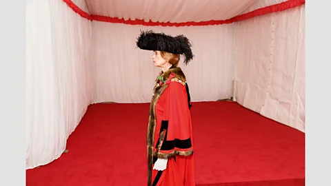 Martin Parr/Magnum Photos Former Lord Mayor Fiona Woolf at the Silent Ceremony in 2013 (Credit: Martin Parr/Magnum Photos)