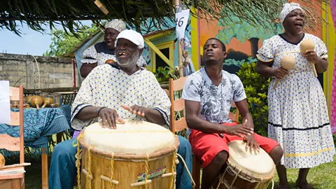 Roi Brooks/Alamy The Garifuna people are the descendants of West Africans and the Carib and Arawak people (Credit: Roi Brooks/Alamy)