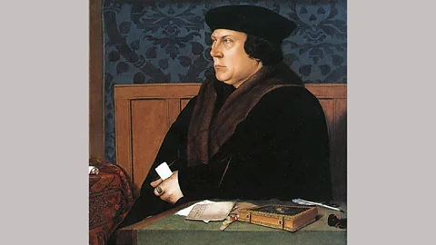 Getty Images Hilary Mantel’s trilogy focuses on the king’s chief minister Thomas Cromwell, portrayed here in a 1754 portrait by Holbein