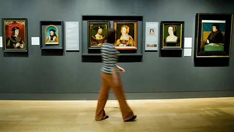 Getty Images Paintings of all the prominent Tudors are displayed at London’s National Portrait Gallery, and are among the most popular exhibits in the gallery