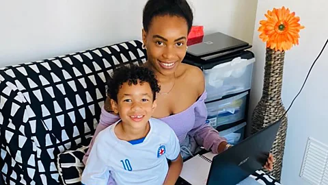 Sharmika Dockery “It's been a struggle to try and get [my] business to the next level" during coronavirus, says single parent Sharmika Dockery who runs a start-up in London (Credit: Dockery)